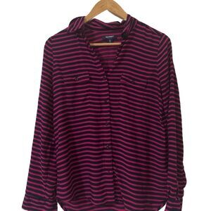 Old Navy Women's Pink Striped Top